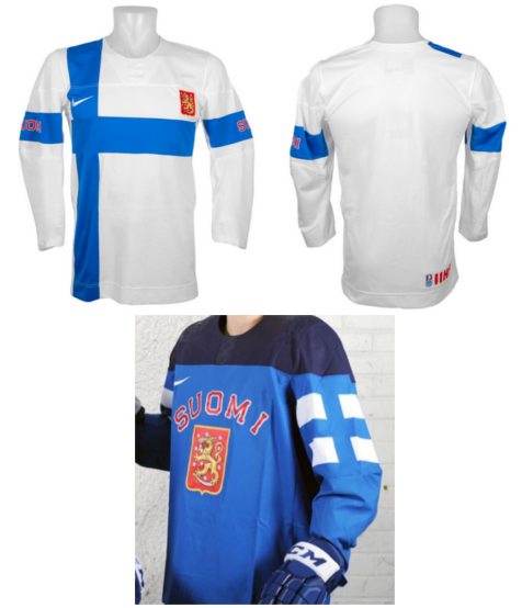 finland sochi hockey jersey